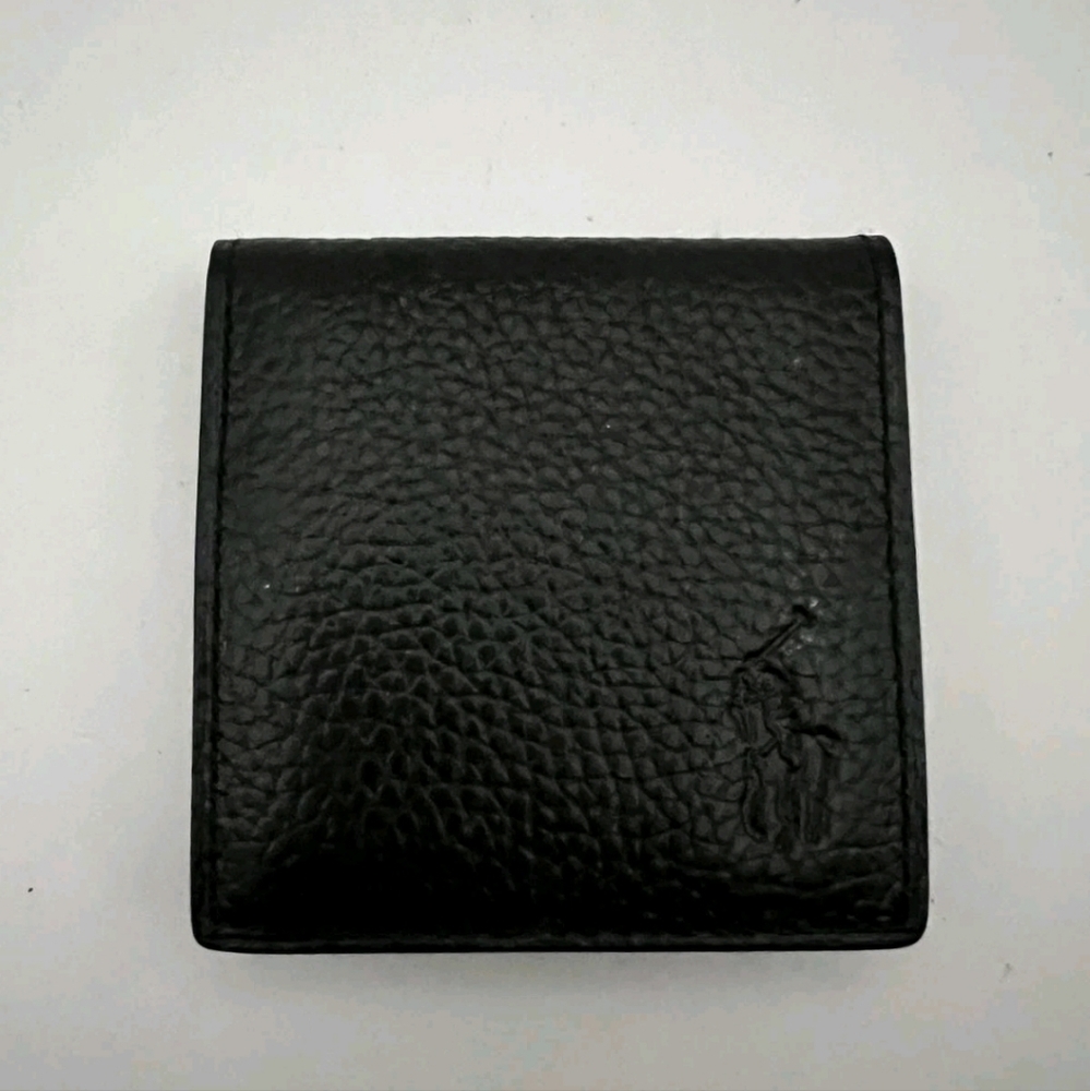 Ralph Lauren Leather Coin Wallet Black